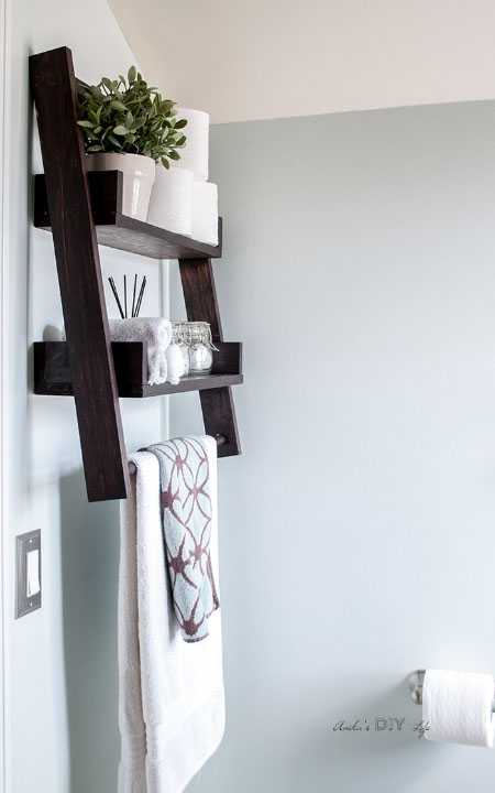 Picture of DIY Floating Ladder Shelf